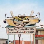 Gaido's Seafood Restaurant Galveston Texas 1970s POSTER 24 X 18 Inches Wall Art