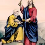 Keys of the Kingdom of Heaven St. Peter Jesus POSTER 13 X 19 INCH Catholic