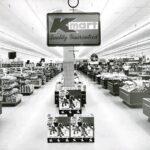 Kmart Shopping Isles (Marvel the Mustang) POSTER 24 X 18 Inches Vintage Wall Art
