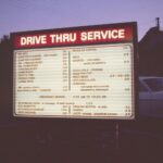 McDonald's Drive-Thru Menu Board Early 1980s 24 X 18 Inch POSTER Vintage Art