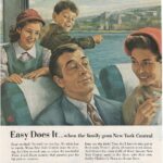 New York Centrals Railroad Ad 1947 (Easy Does It) POSTER 24 X 36 Inches Nice!
