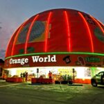 Orange World - Kissimmee, Florida (Night) POSTER 24 X 36 Inches VINTAGE!