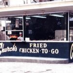 Original Church’s Fried Chicken  San Antonio TX  POSTER 24 X 18 Inches Wall Art