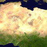 SAHARA DESERT SATELLITE VIEW POSTER 24 X 36 Inch POSTER BEAUTIFUL LANDSCAPE!