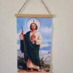 SAINT JUDE The Saint for the Hopeless and the Despaired 13x8" Hanging Picture