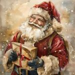 Santa Clause (Vintage) POSTER 24 X 18 INCH Christmas Wall Art