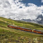 The Gornergrat Railway Train POSTER 24 X 18 Inches NICE!