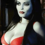 The Munsters Yvonne DeCarlo Lily Munster Red Sexy 24 X 18 Inches Nice!