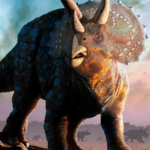 Triceratops DINOSAUR POSTER 24 X 18 Inches NICE!