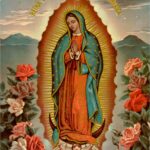 VIRGEN DE GUADALUPE VIRGIN MARY POSTER 8.5 X 11 INCH Catholic, acts, saints,