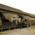 1910's Freight Train Depot Texas Central Railroad POSTER 13 X 19 INCH Wall Art!