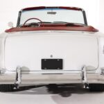 1955 Chevrolet Bel Air Convertible Ruby Red (Rear) POSTER 24 X 36 INCH