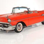 1957 Chevrolet Bel Air Convertible (Front Angle) POSTER 24 X 36 INCH Sweet!