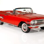 1960 Chevrolet Impala Red Convertible (Front Angle) POSTER 24 X 36 INCH Sweet!