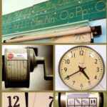 1960s School Items POSTER 24 X 18 Inches NICE! Wall Art