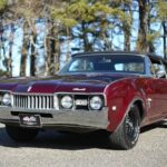 1968 Oldsmobile Cutlass (Maroon Front Angle) POSTER 24 X 36 INCH Sweet!
