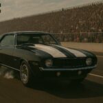 1969 Chevrolet Camaro Z-28 (Black) Drag Race Burn Out POSTER 24 X 36 INCH SWEET!