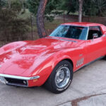 1969 Chevrolet Corvette Coupe L36 RED POSTER 24 X 36 INCHES SWEET!
