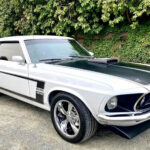 1969 Ford Mustang Coupe 302 (White) POSTER 24 X 36 Inches SWEET!