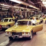 1971 Cadillac Assembly Line POSTER 24 X 18 Inches CLASSIC Wall Art!