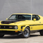 1971 Ford Mustang 429 Mach 1 Grabber Yellow (Wall) POSTER 24 X 36 INCH SWEET!