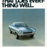 1972 CHEVY VEGA Ad POSTER 24 X 18 Inches Nice