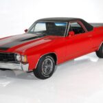 1972 Chevy El Camino Red Muscle Car Poster 24x36 Vintage Collector Wall Art Rare