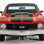 1972 Chevy El Camino Red Muscle Car Poster 24x36 Vintage Collector Wall Art Rare