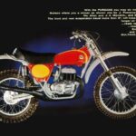 1974 Bultaco Pursang Ad Motocross Motorcycle POSTER 24 X 18 INCH Sweet!