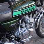 1974 Kawasaki 250 S1B Engine MX Motocross Motorcycle POSTER 24 X 36 INCH
