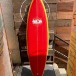 1976 Ben Aipa Sting Surfboard (Red-Yellow) POSTER 24 X 18" Wall Art