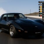 1977 Chevrolet Corvette (Black) Dragstrip POSTER 24 X 36 INCH Sweet!