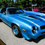 1979 Chevrolet Camaro Z-28 Blue POSTER 24 X 36 INCH Beautiful Machine!