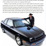 1987 Dodge Shelby CSX Ad POSTER 24 X 36 INCH SWEET LOOKING!
