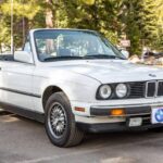 1989 BMW 325i Convertible (White) POSTER 24 X 36 INCH Looks Sweet!