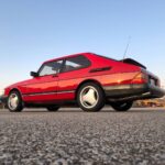 1992 SAAB C900 Turbo (Red) POSTER 24 X 36 INCH Looks Sweet!