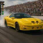 2002 Pontiac Trans Am (Yellow) Drage Race Burn Out POSTER 24 X 36 INCH SWEET!