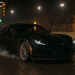2015 Chevrolet Corvette Z06 Coupe Dragstrip Nightime POSTER 24 X 36 INCH SWEET!