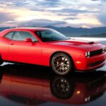 2015 DODGE CHALLENGER HELLCAT SRT (Reflection) POSTER 24 X 36 INCH