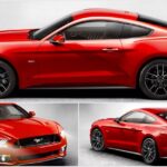 2015 FORD MUSTANGS GT 5.0 (red)  POSTER 24 X 36 INCH High Quality Paper.