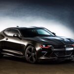 2016 CHEVROLET CAMARO SS BLACK (Front Angle ) POSTER 24 X 36 INCH Beautiful!!