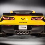 2016 Chevy Corvette C7 Z06  (Yellow Rear) POSTER 24 X 36 INCH