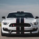 2017 FORD MUSTANG SHELBY GT 350 (White Front) POSTER 24 X 36 INCH