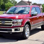 2018 FORD F150 CREW CAB (RED) POSTER 24 X 36 INCH