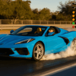2020 Chevrolet Corvette Stingray Convertible Dragstrip POSTER 24 X 36 INCH