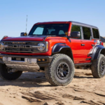 2024 Ford Bronco Raptor (Red) POSTER 24 X 36 INCH SWEET!