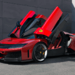 2026 Ferrari F80 RED (Light Rays) POSTER 24 X 36 INCH SWEET!