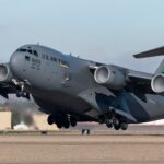 C-17 Globemaster III (Rotation) POSTER 24 X 36 Inches U.S. Military Aircraft