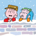Charlie Brown and Linus Christmas Cartoon 24 X 18 Inches Sweet!