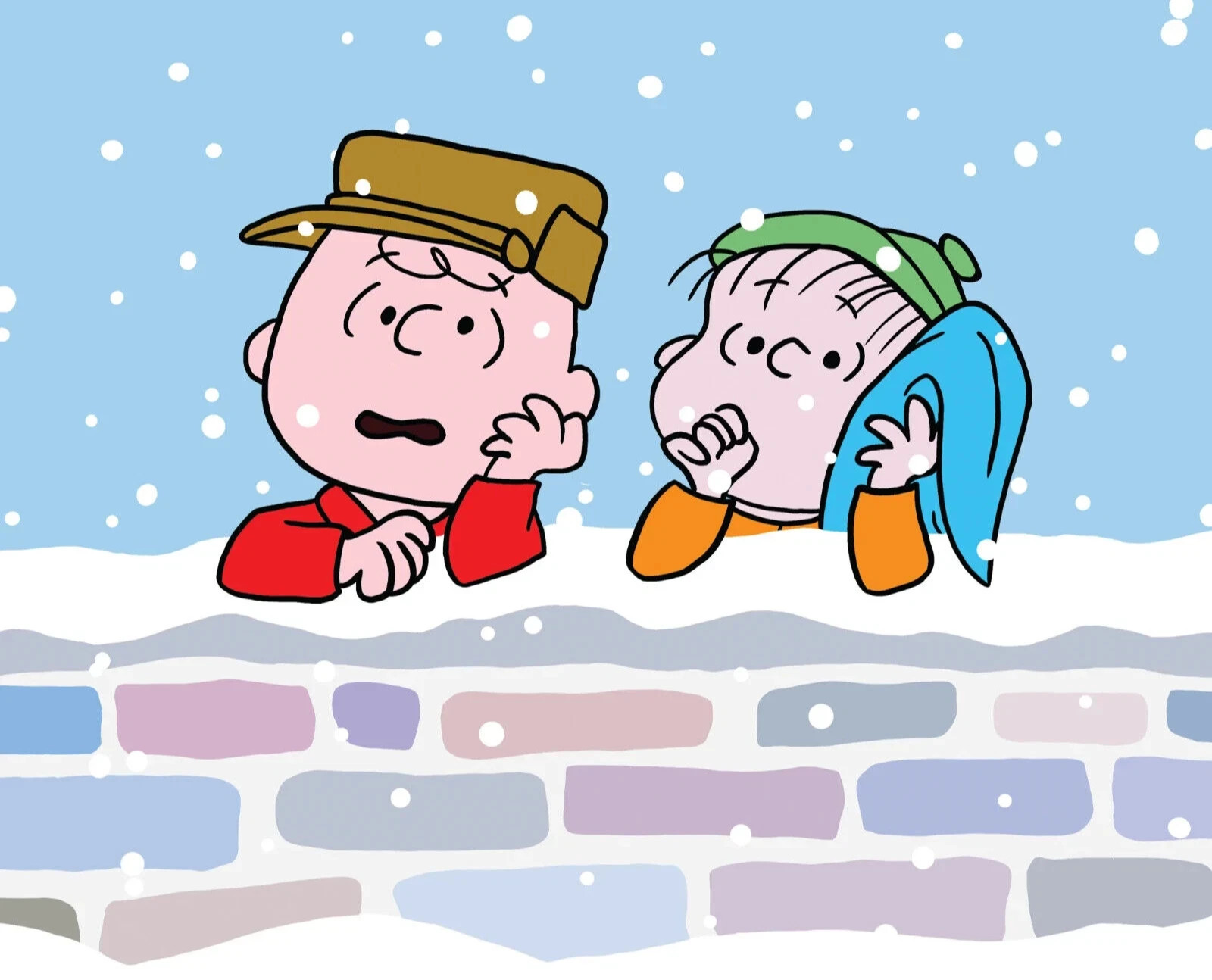 Charlie-Brown-and-Linus-Christmas-Cartoon-24-X-18-Inches-Sweet-127438281381 Charlie Brown and Linus Christmas Cartoon 24 X 18 Inches Sweet! - Image 1